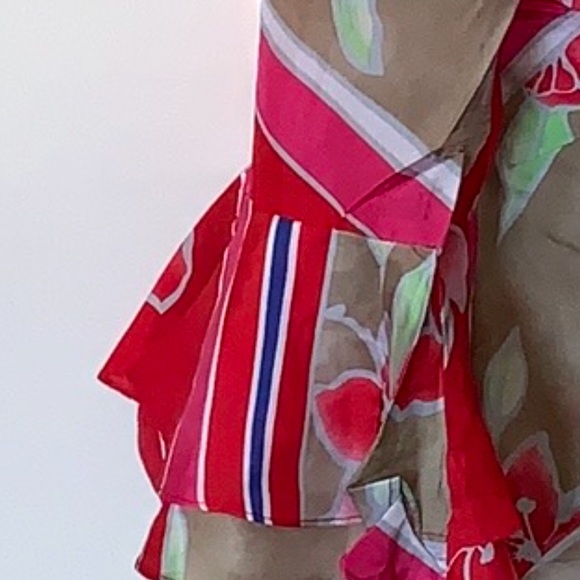 NWT Tommy Hilfiger front tie blouse - Picture 6 of 6